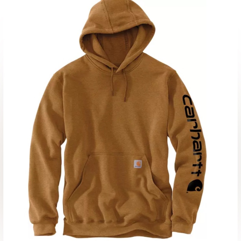 Carhartt Original Fit Midweight Logo Hoodie Sweatshirt Men's Size Small